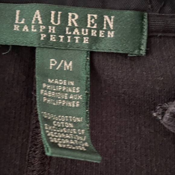 Ralph Lauren Black Zip-Up Jacket with Gold Accents - Picture 2 of 4